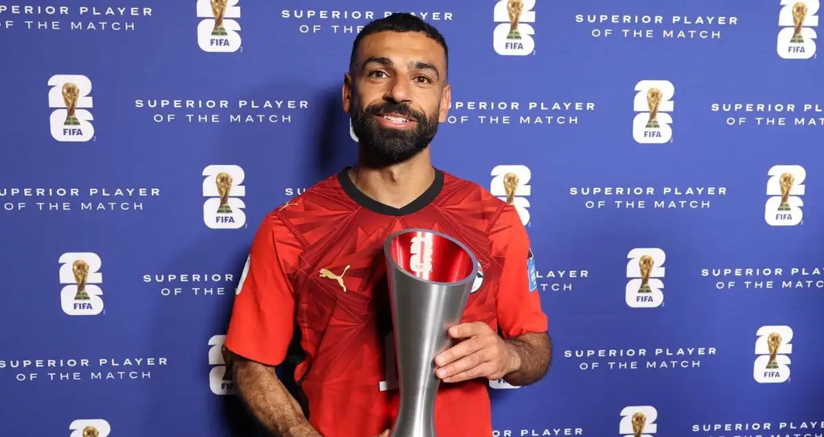 Mohammed Salah earn FIFA Award without Beer Company Sponsorship logo